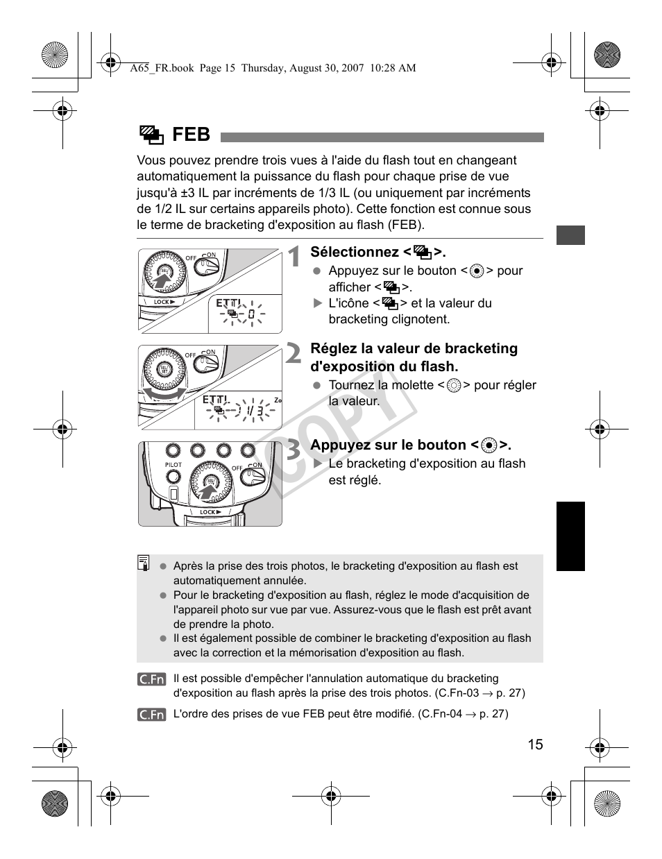 Cop y | Canon Speedlite 580EX II User Manual | Page 74 / 176