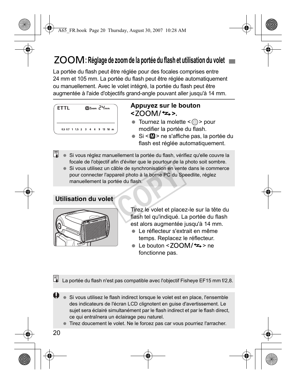 Cop y | Canon Speedlite 580EX II User Manual | Page 79 / 176