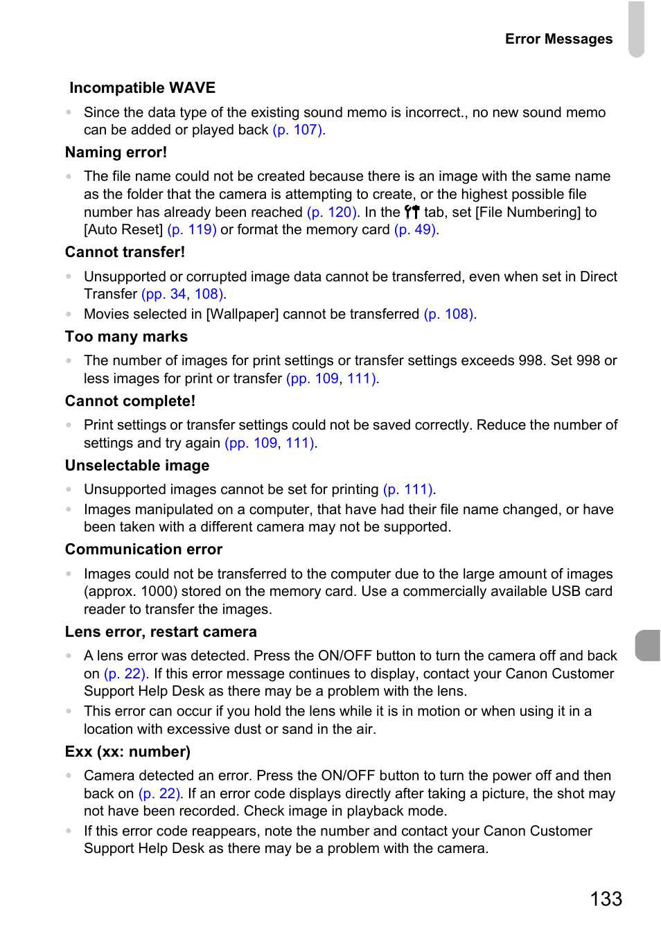 Canon A2000 IS User Manual | Page 133 / 147