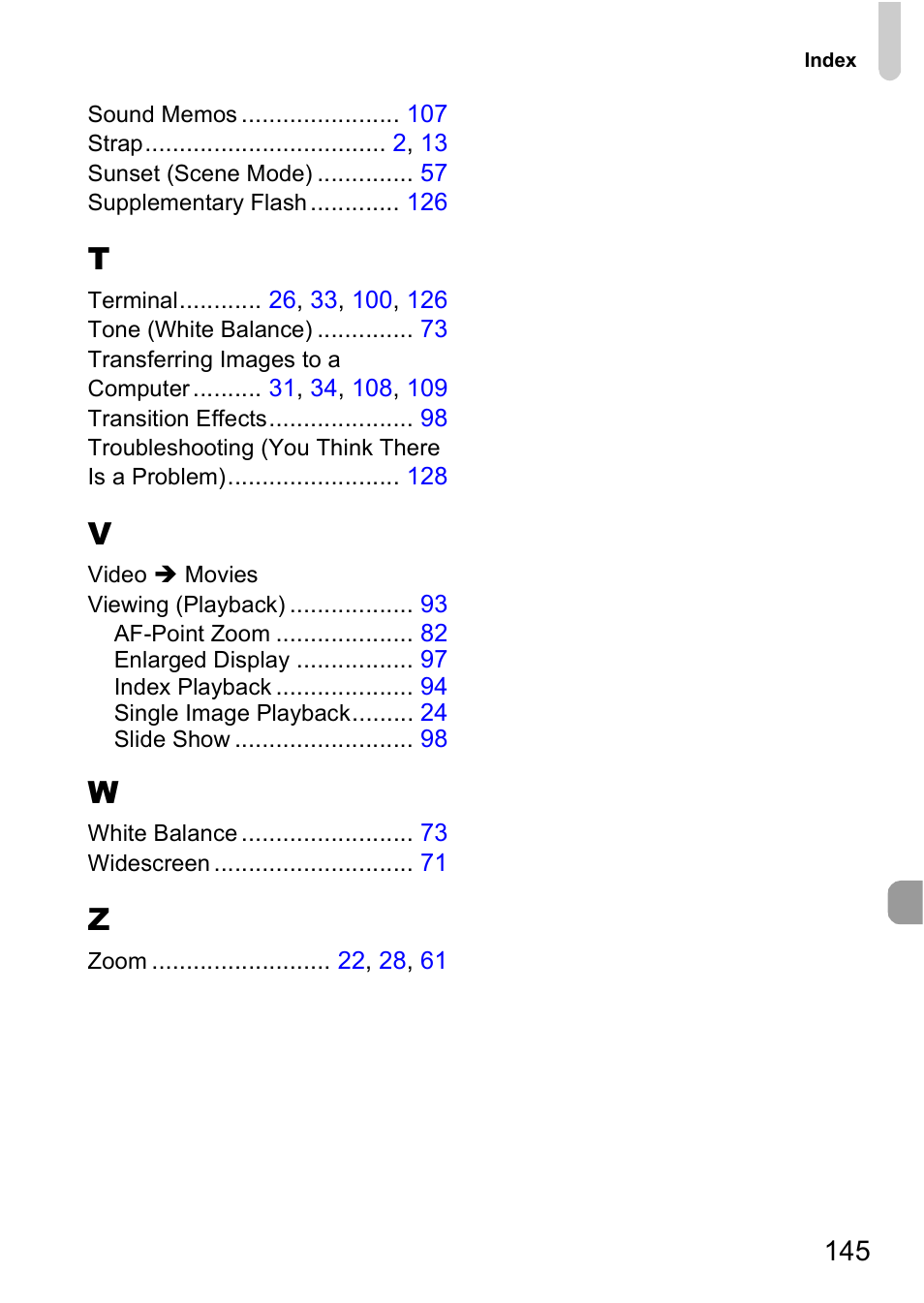 Canon A2000 IS User Manual | Page 145 / 147