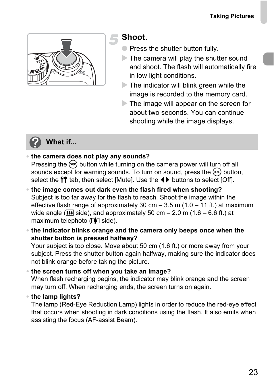 23 shoot | Canon A2000 IS User Manual | Page 23 / 147