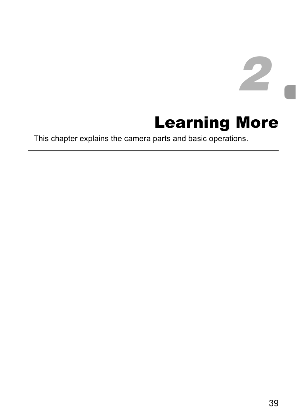 2 learning more, Learning more | Canon A2000 IS User Manual | Page 39 / 147