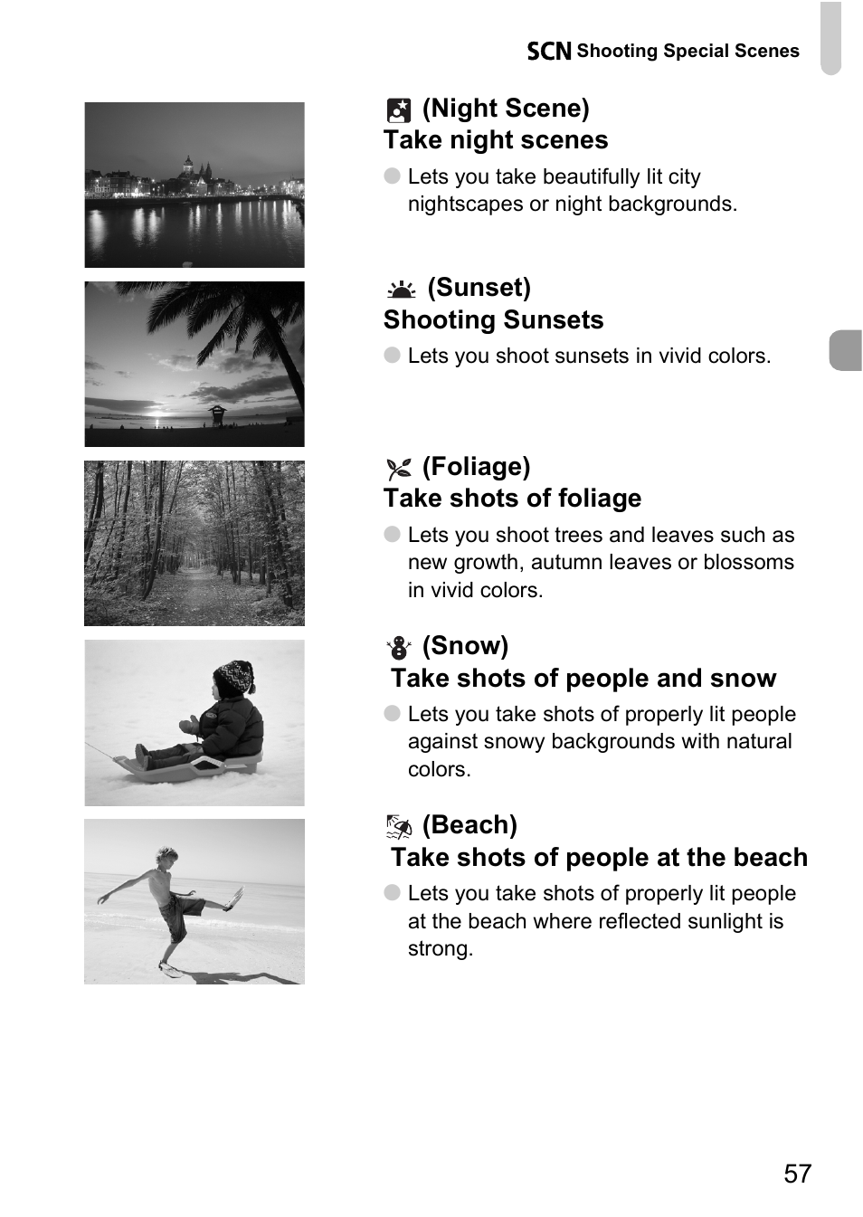 P. 57) | Canon A2000 IS User Manual | Page 57 / 147