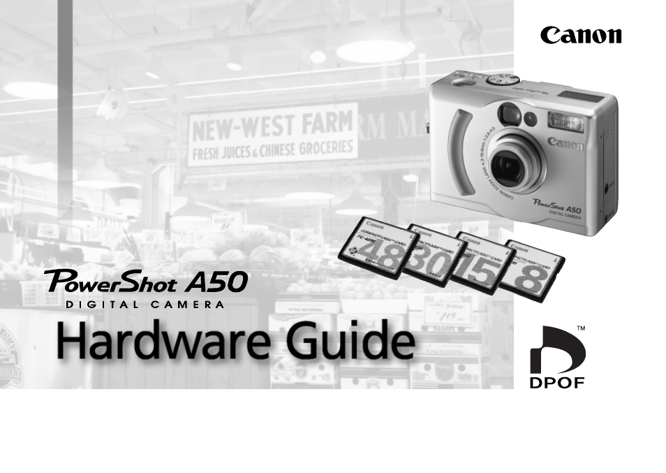 Canon A50 User Manual | 110 pages