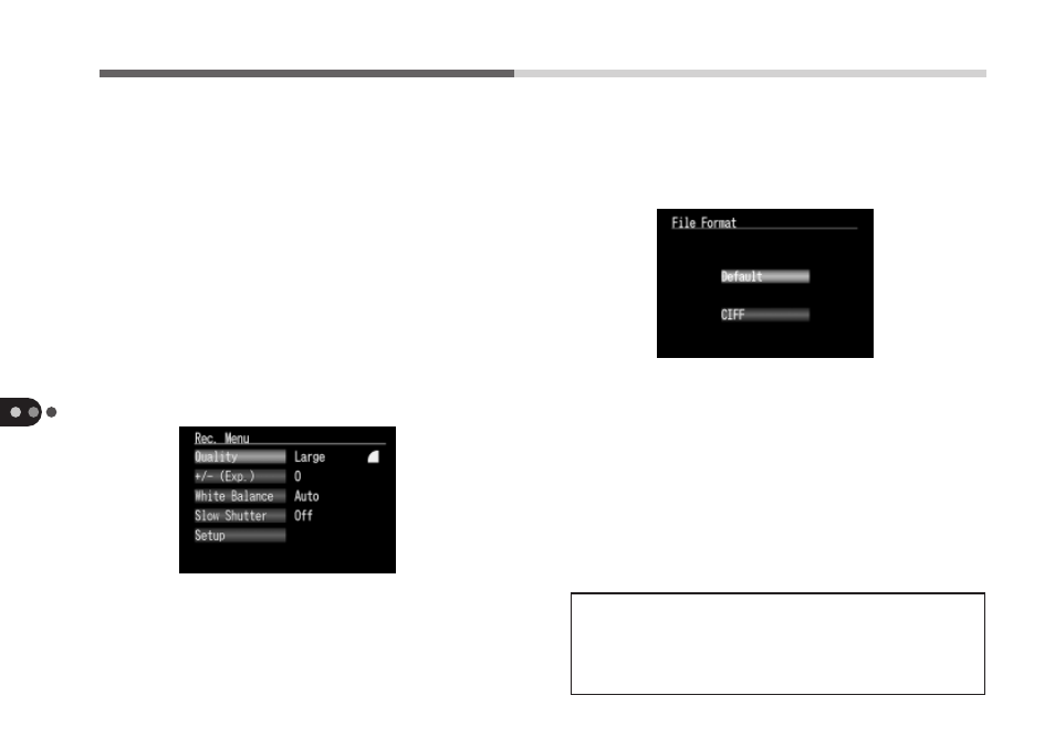 Changing the recording format | Canon A50 User Manual | Page 94 / 110