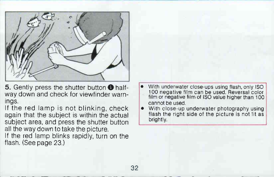 Q 7. flash photography, Switch to flash photography at the following times, Flash photography | Canon AS 6 User Manual | Page 34 / 69