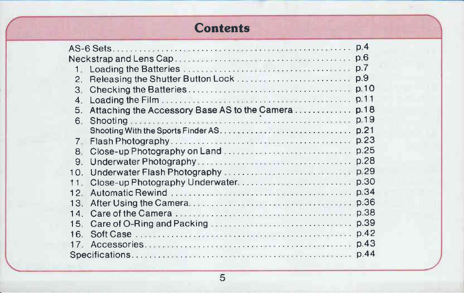 Canon AS 6 User Manual | Page 7 / 69