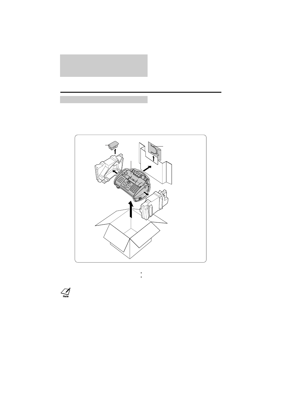 Unpacking | Canon B160 User Manual | Page 13 / 139
