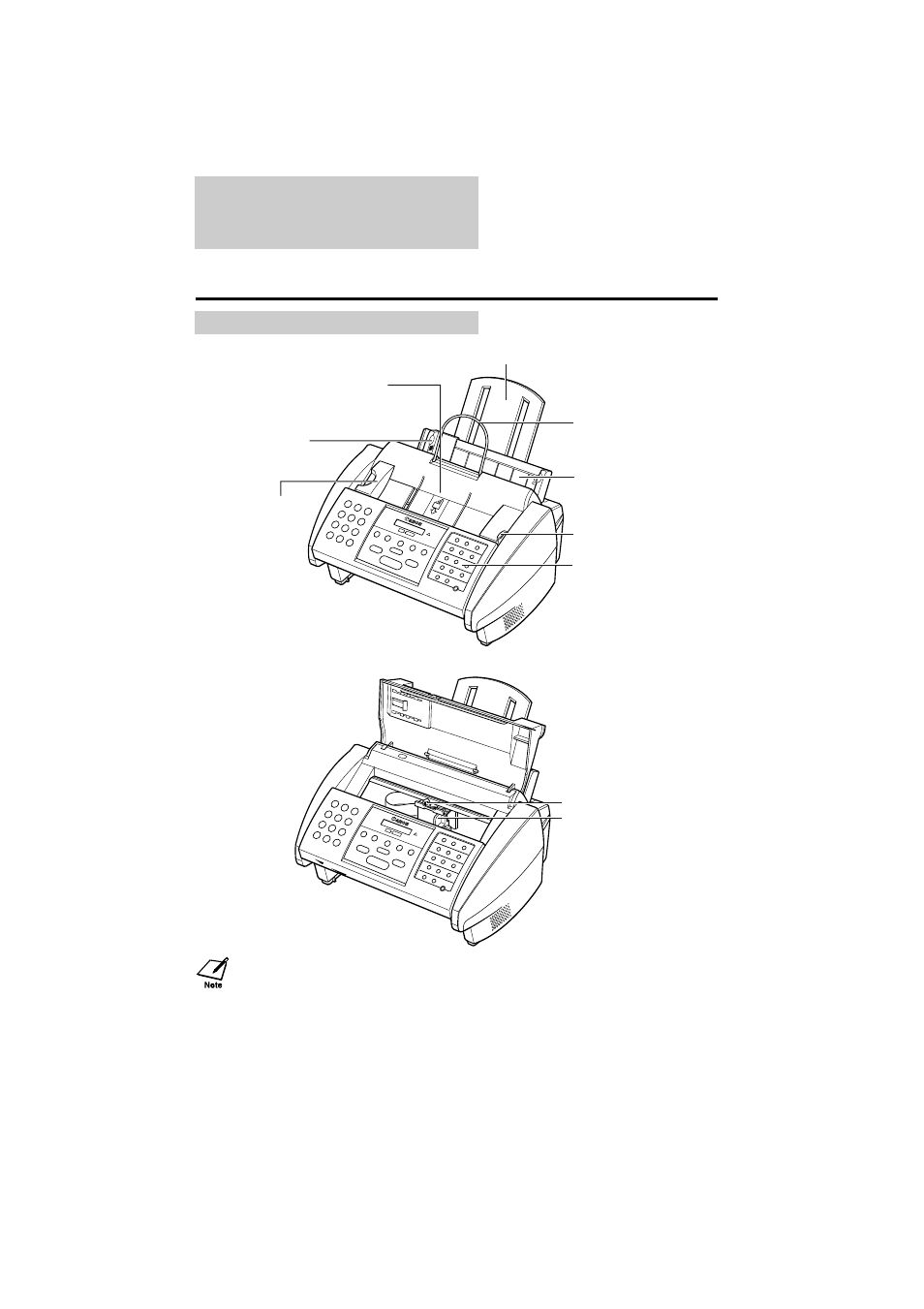 Main components of your fax | Canon B160 User Manual | Page 29 / 139
