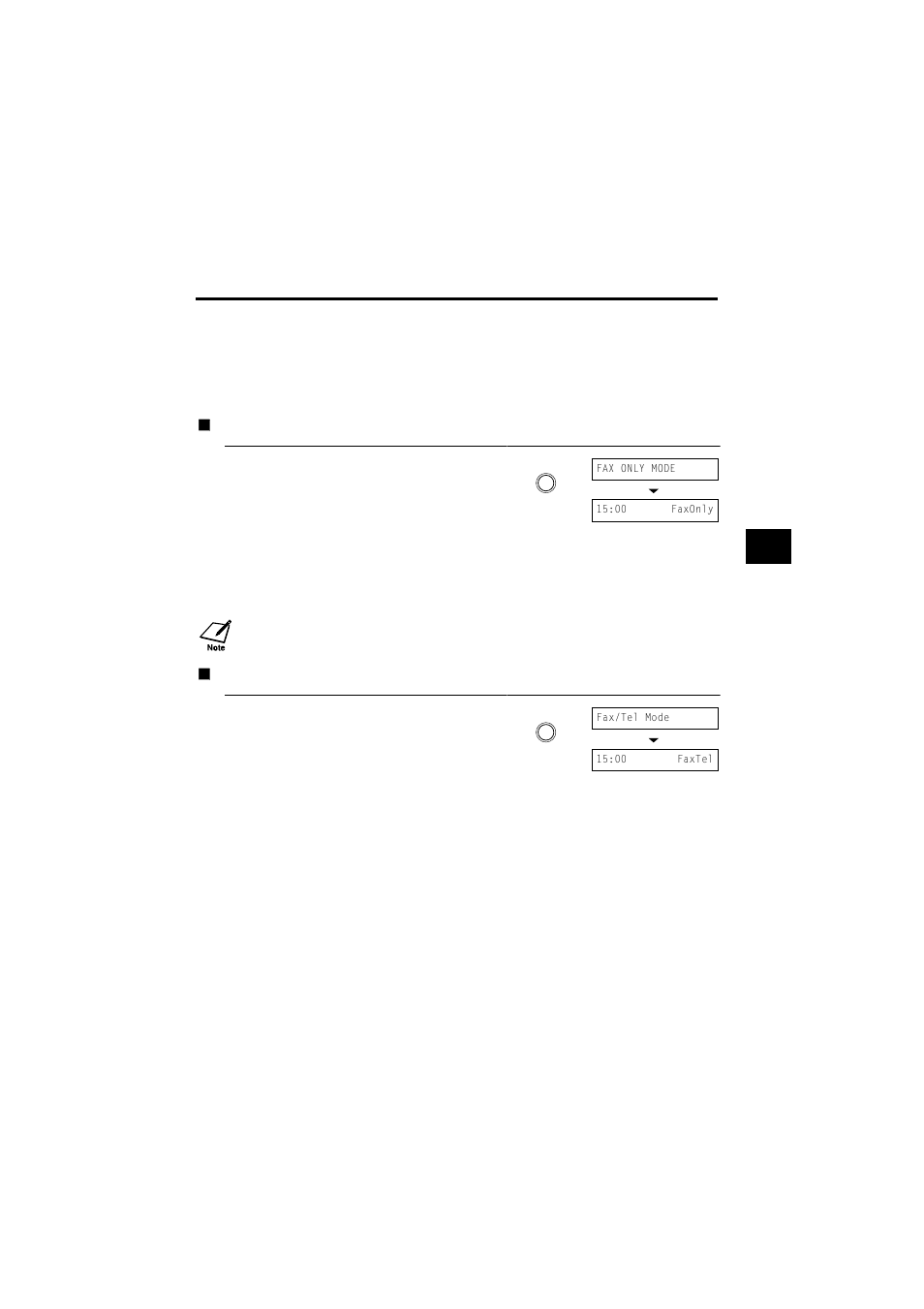 Receiving documents automatically: fax only mode, Receiving documents | Canon B160 User Manual | Page 76 / 139