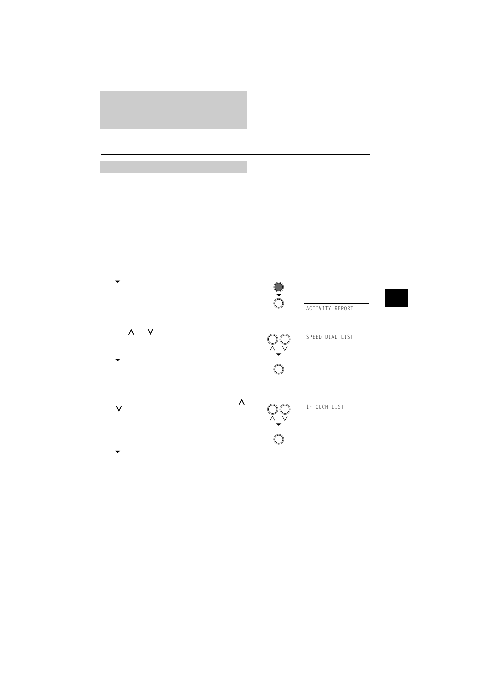 Activity reports, How to print a report, Settings and activity reports | Canon B160 User Manual | Page 94 / 139