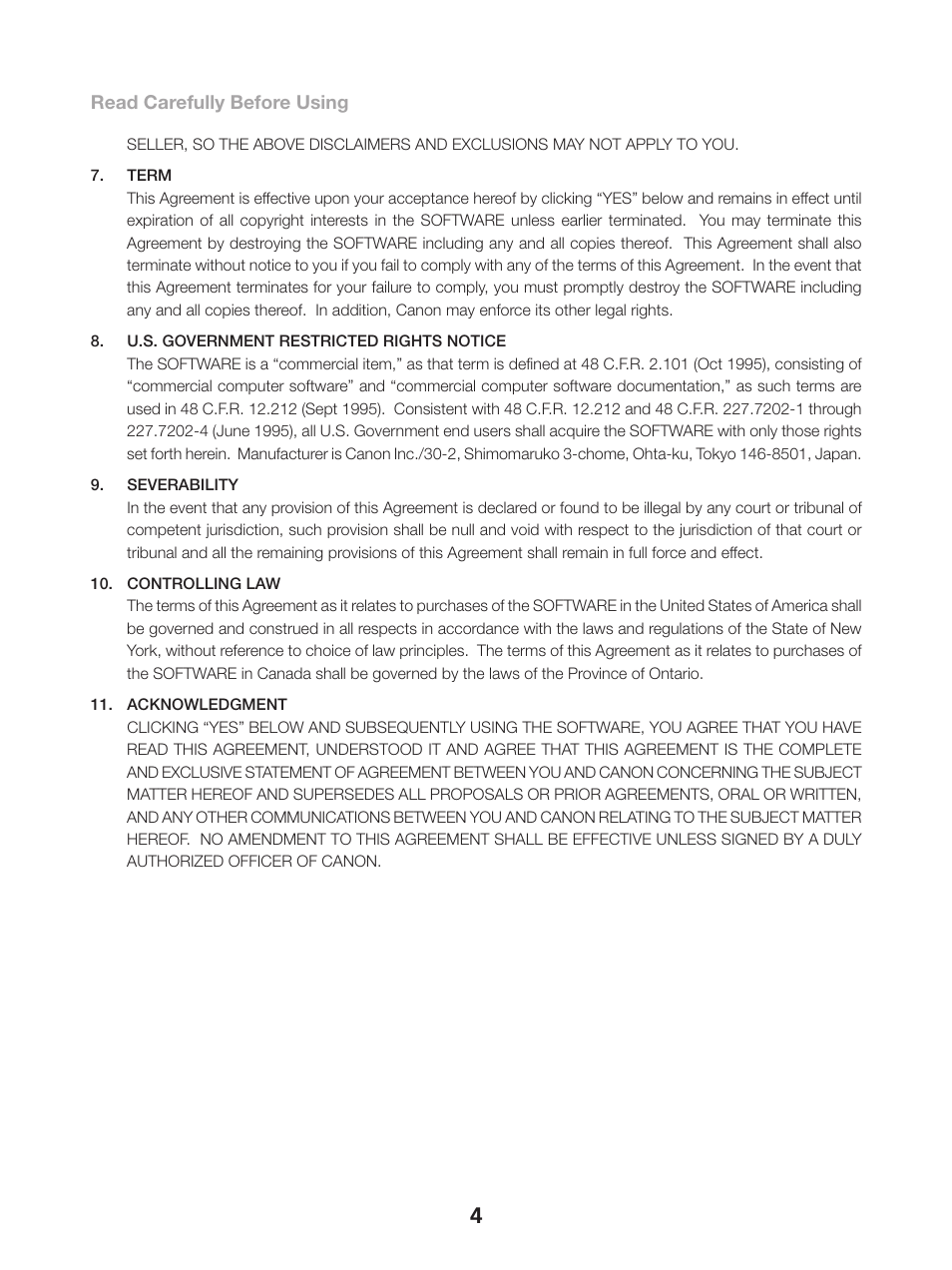 Canon DVPC RECORDER 1 User Manual | Page 4 / 31