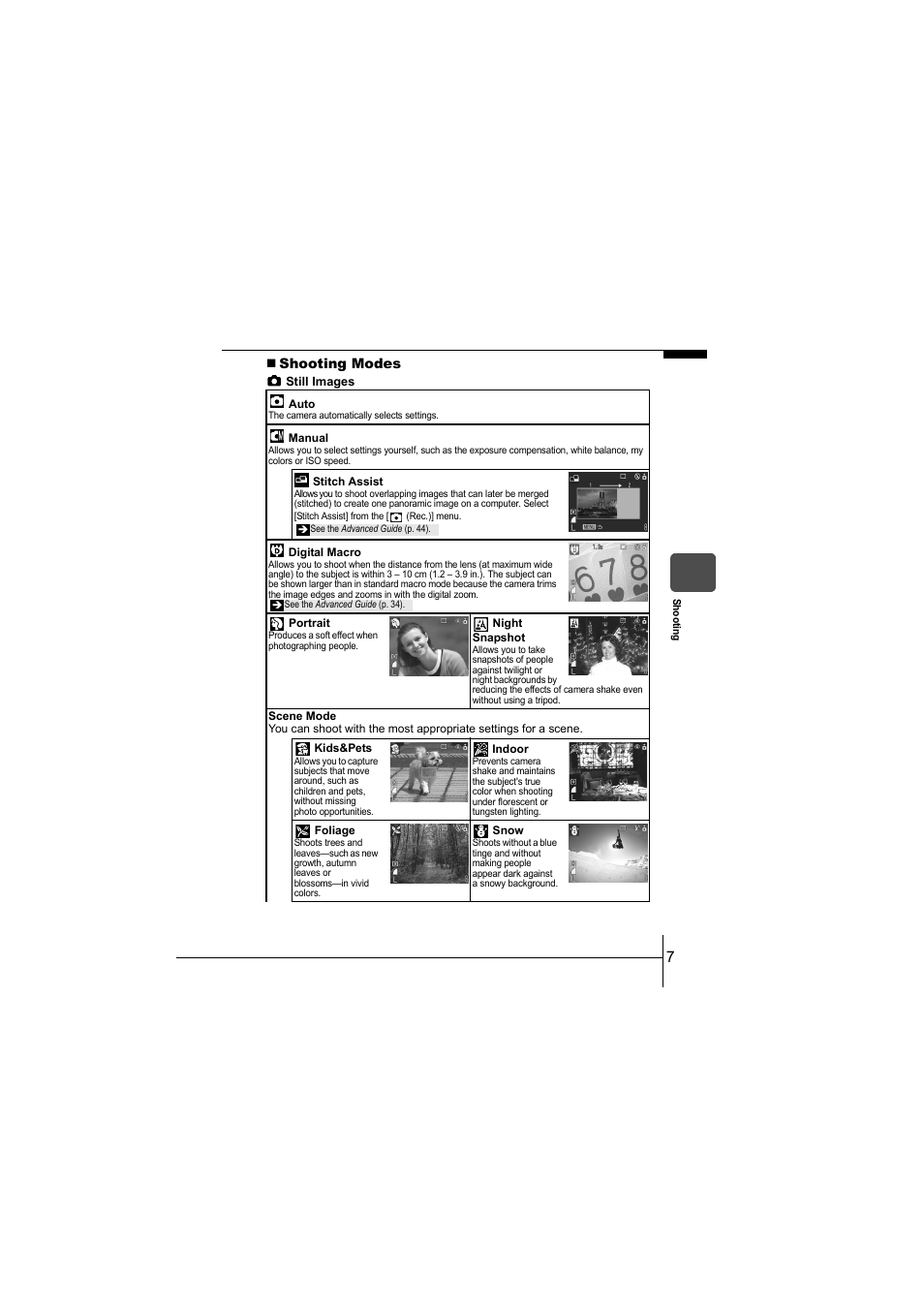 P. 7) | Canon CEL-SF7BA210 User Manual | Page 9 / 29