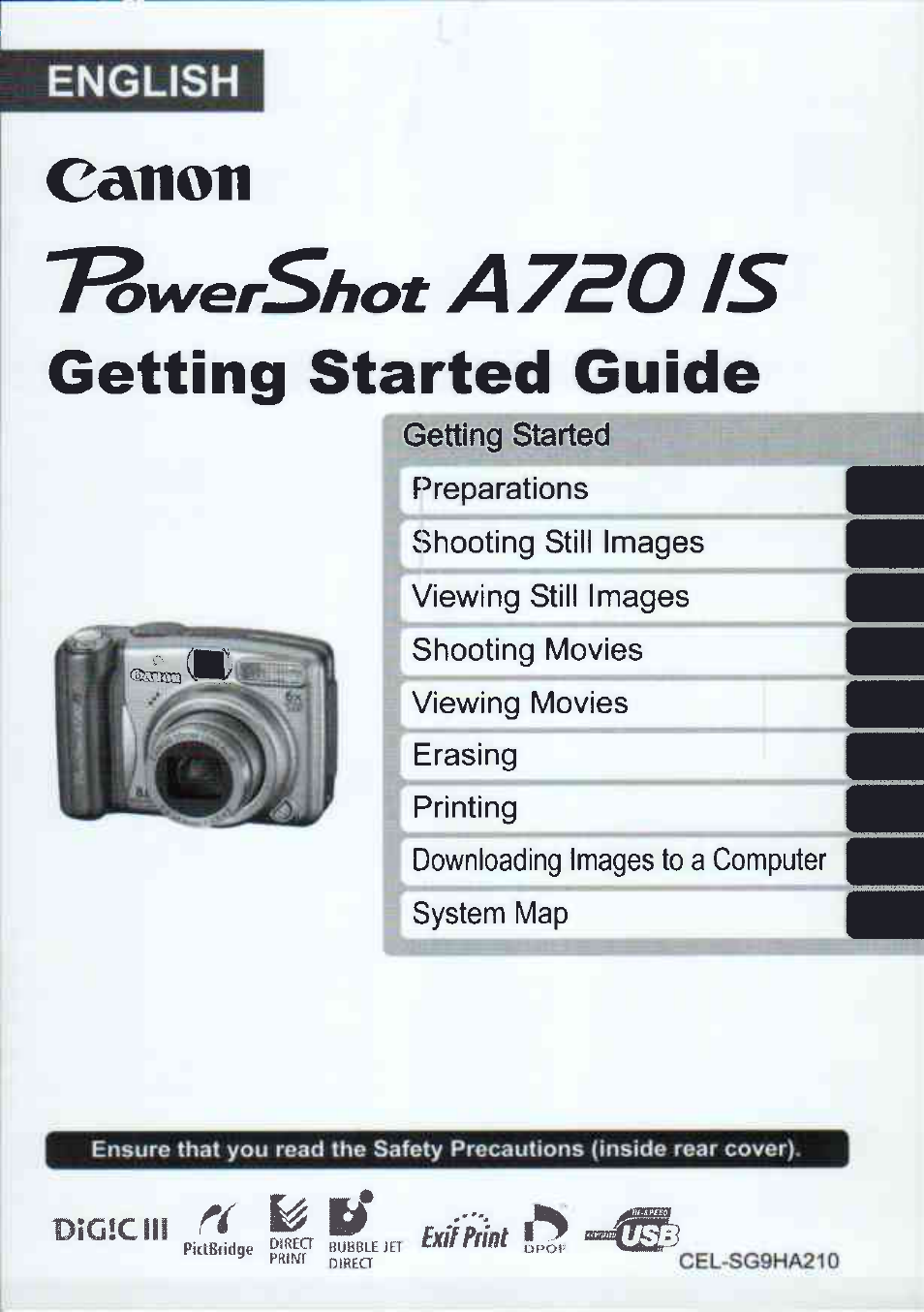 Canon A720IS User Manual | 37 pages