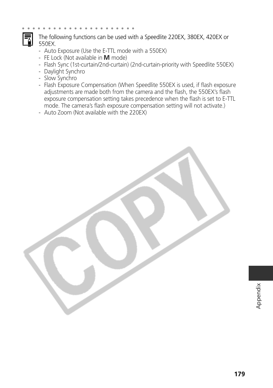 Appendix | Canon CDI-E075-010 User Manual | Page 185 / 214