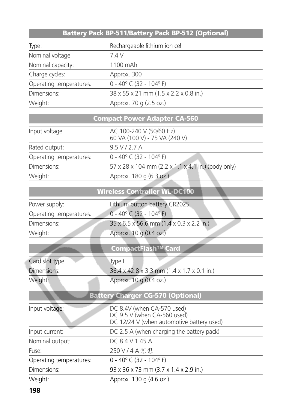 Canon CDI-E075-010 User Manual | Page 204 / 214