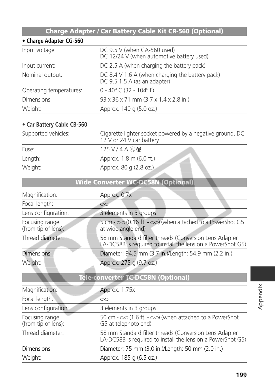 Canon CDI-E075-010 User Manual | Page 205 / 214