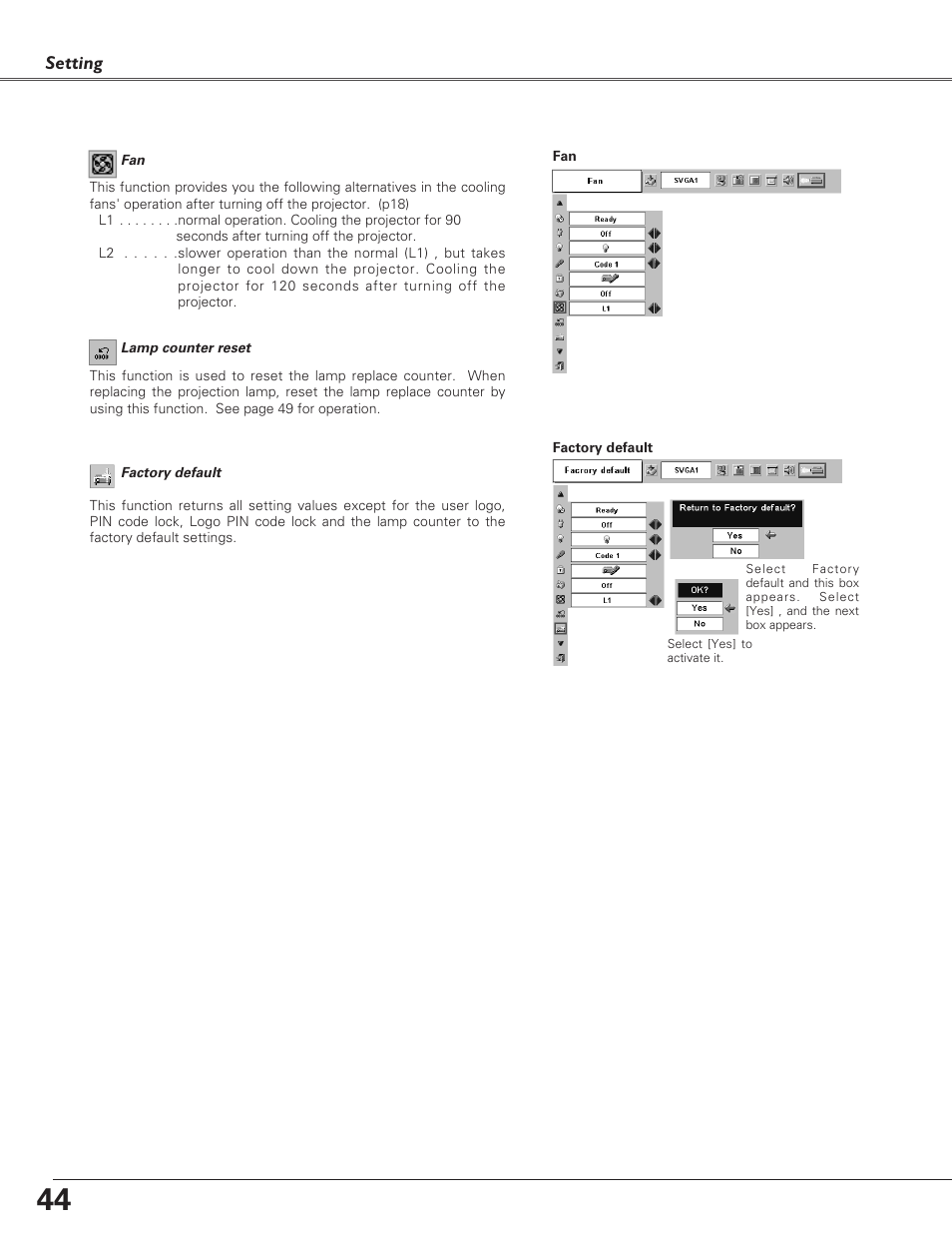 Canon LV-S4 User Manual | Page 44 / 60