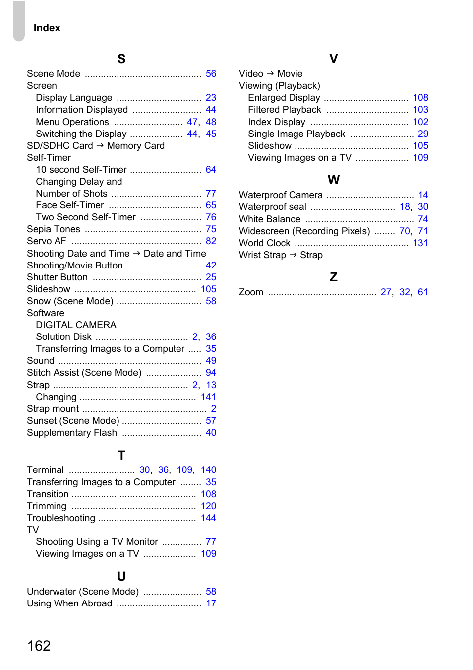 Canon D10 User Manual | Page 162 / 163