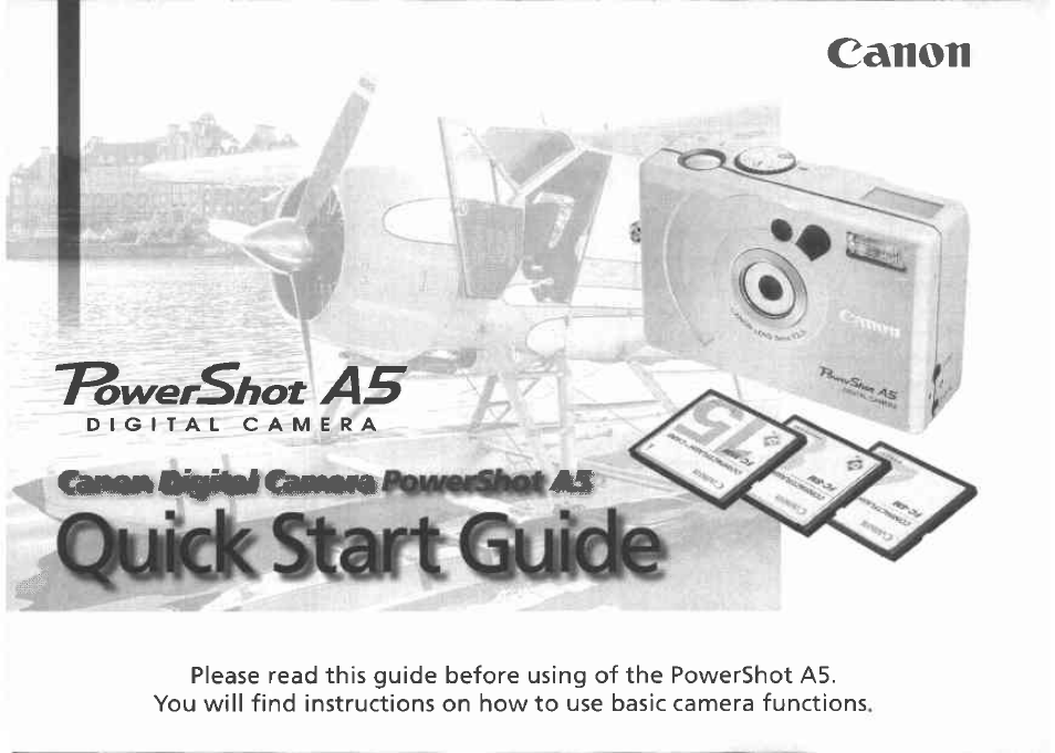 Canon A5 User Manual | 51 pages