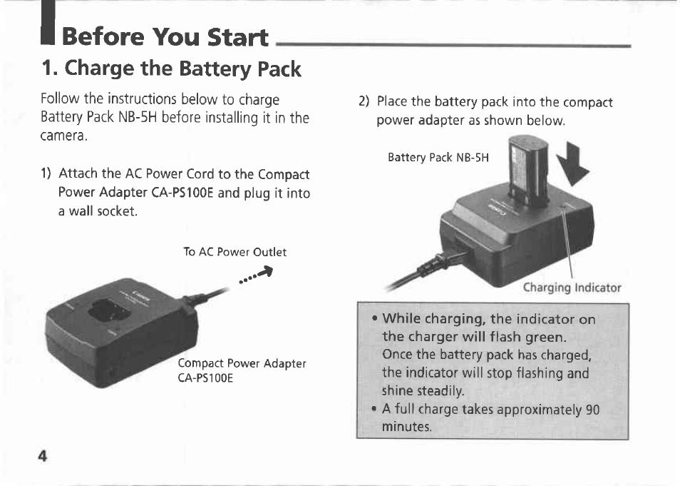 Unpacking | Canon A5 User Manual | Page 4 / 51