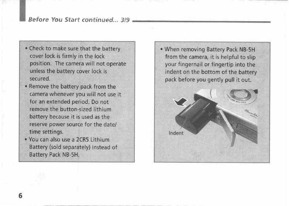 Canon A5 User Manual | Page 6 / 51