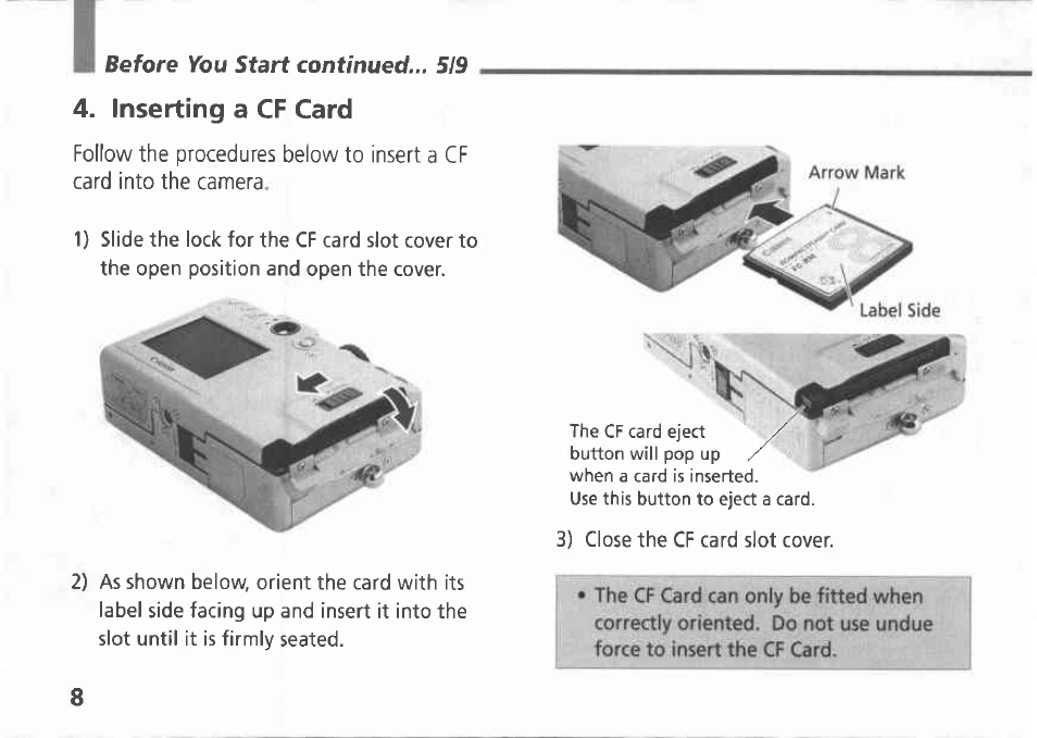 Canon A5 User Manual | Page 8 / 51