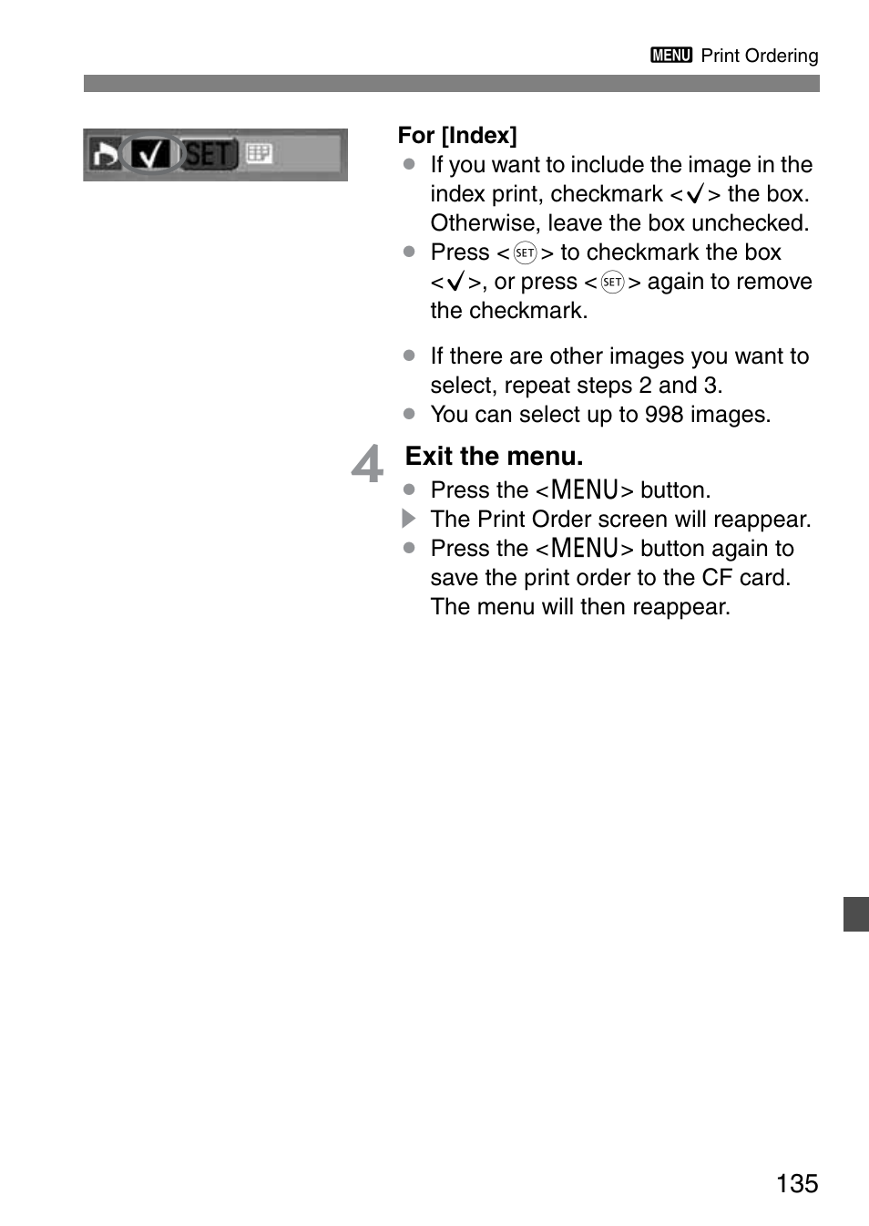 Canon EOS 20D User Manual | Page 135 / 168