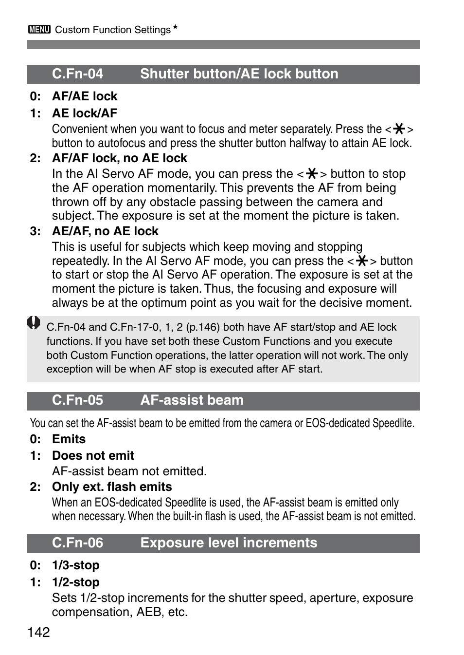 Canon EOS 20D User Manual | Page 142 / 168