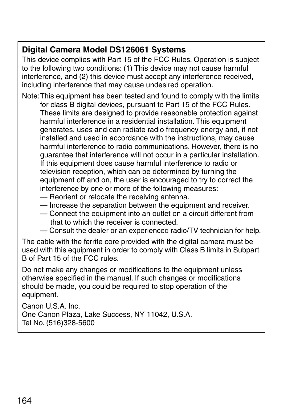 Canon EOS 20D User Manual | Page 164 / 168
