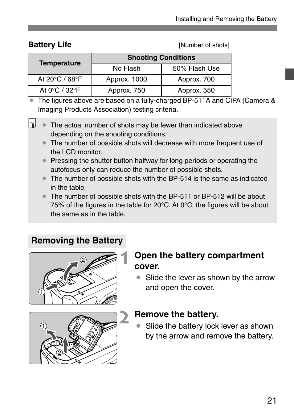 Canon EOS 20D User Manual | Page 21 / 168