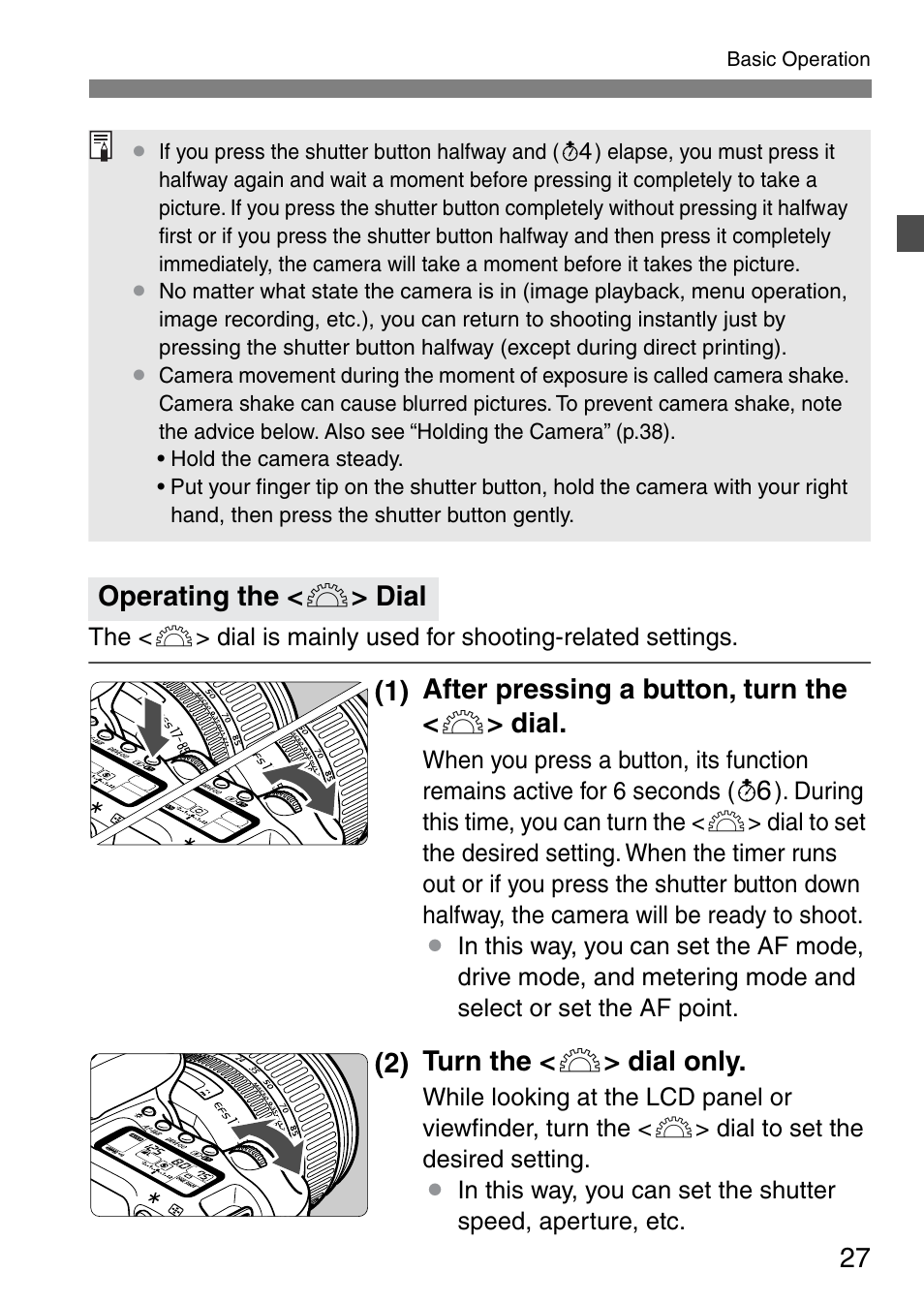 Canon EOS 20D User Manual | Page 27 / 168