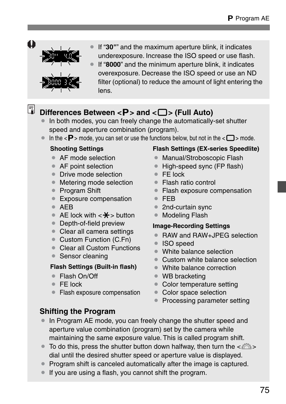 Canon EOS 20D User Manual | Page 75 / 168