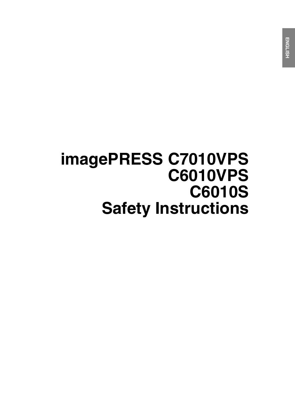 Canon IMAGEPRESS C6010VPS User Manual | Page 2 / 33
