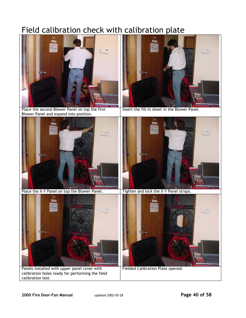 Field calibration check with calibration plate | Canon PSC 2000 User Manual | Page 40 / 58