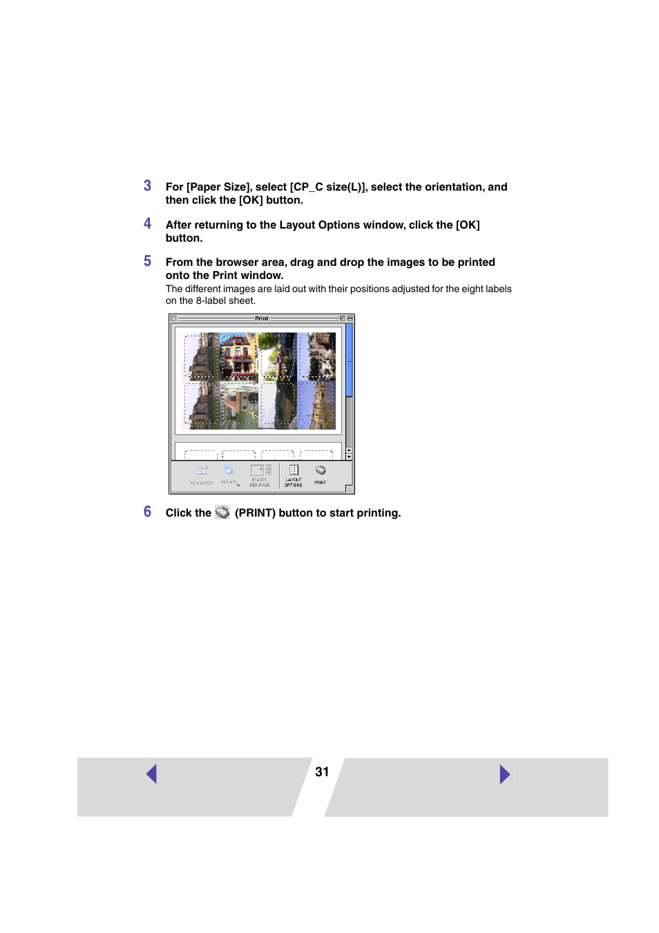 Canon PRINTER DRIVER CP-300 User Manual | Page 31 / 61