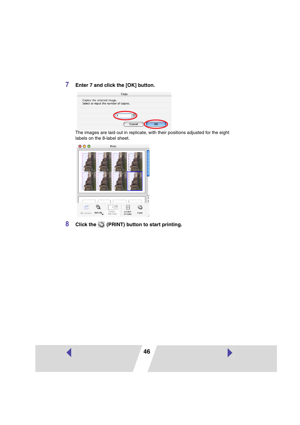 Canon PRINTER DRIVER CP-300 User Manual | Page 46 / 61