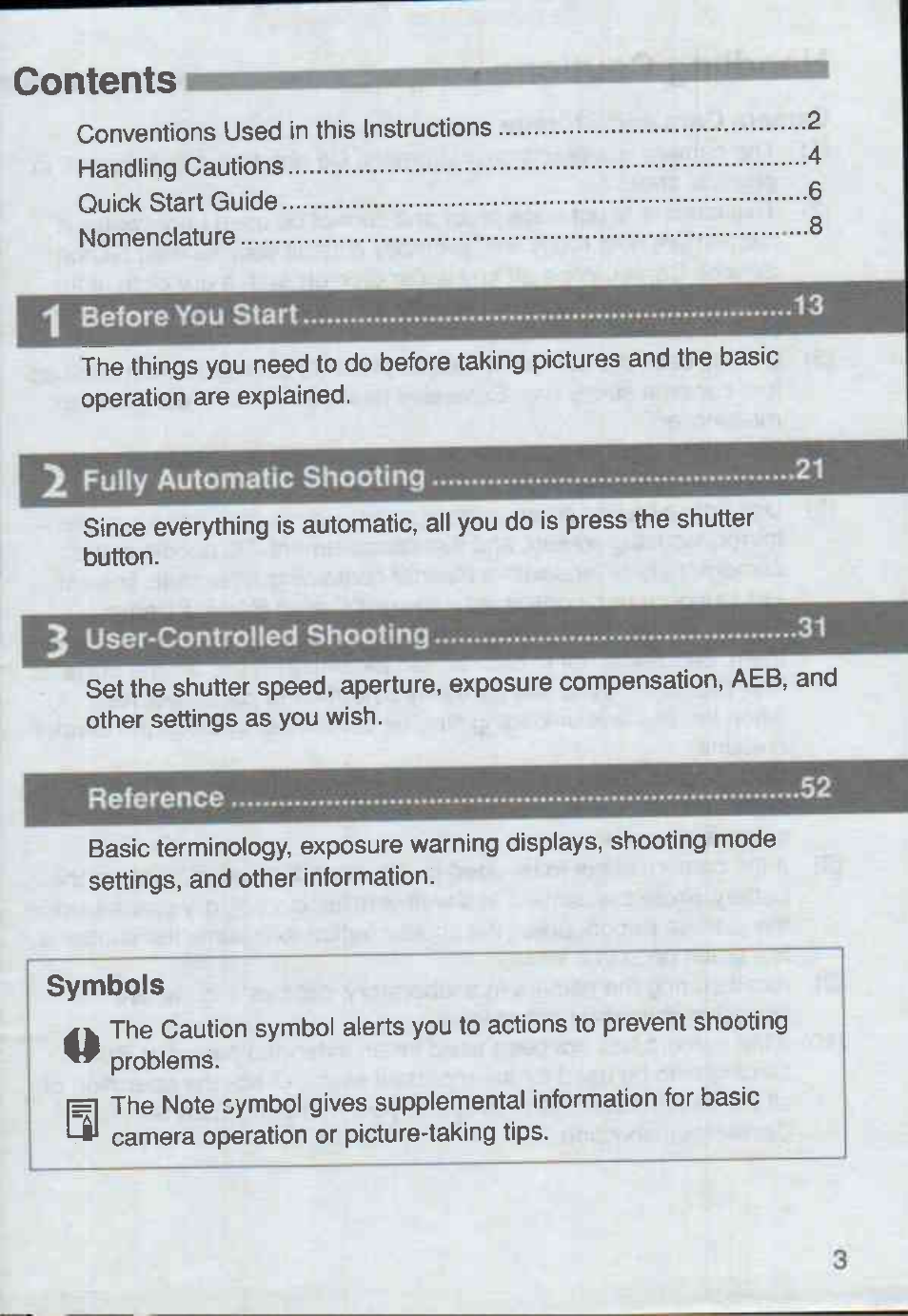 Canon Rebel Ti 300V User Manual | Page 3 / 60