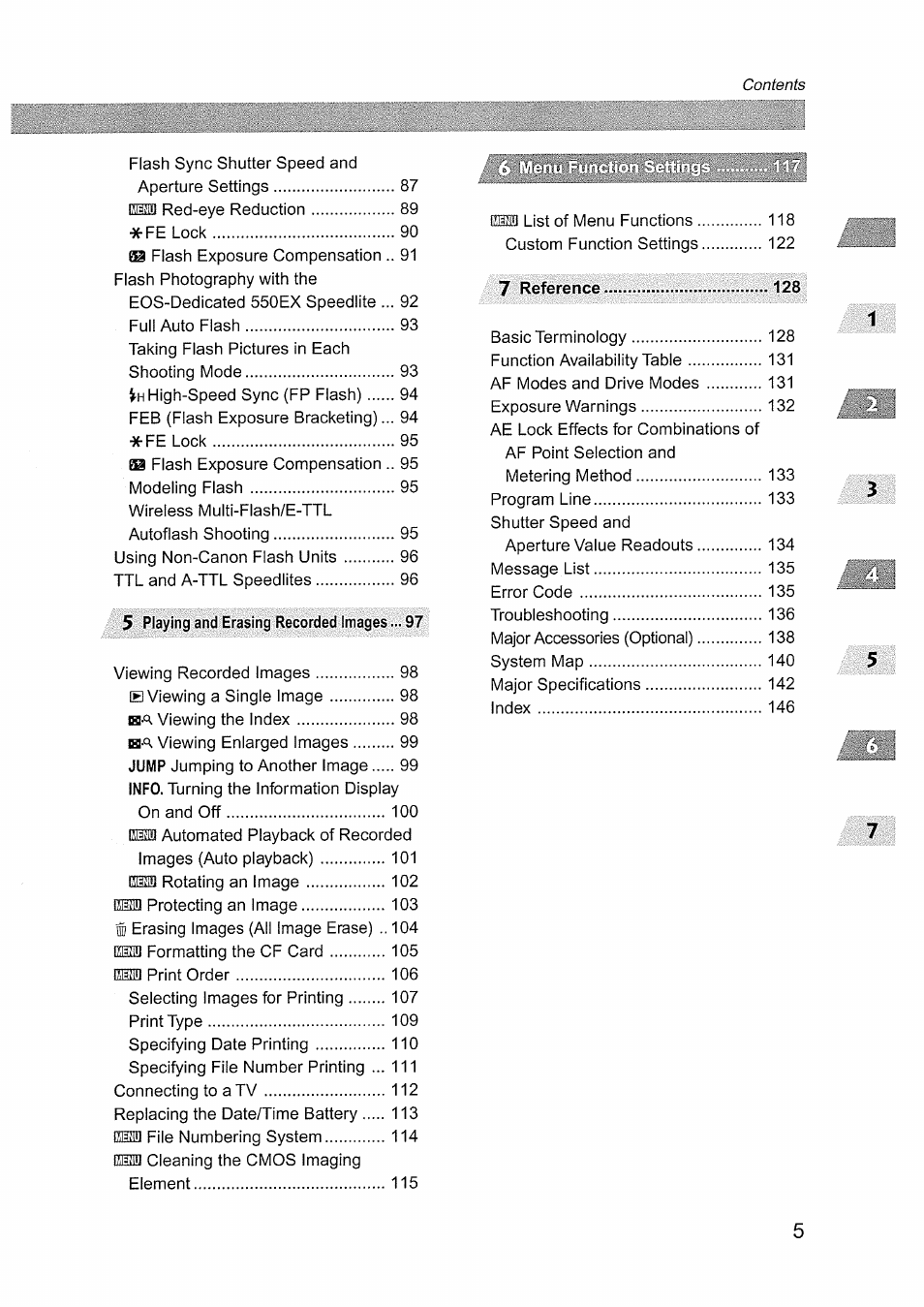 Canon EOS D60 User Manual | Page 5 / 151