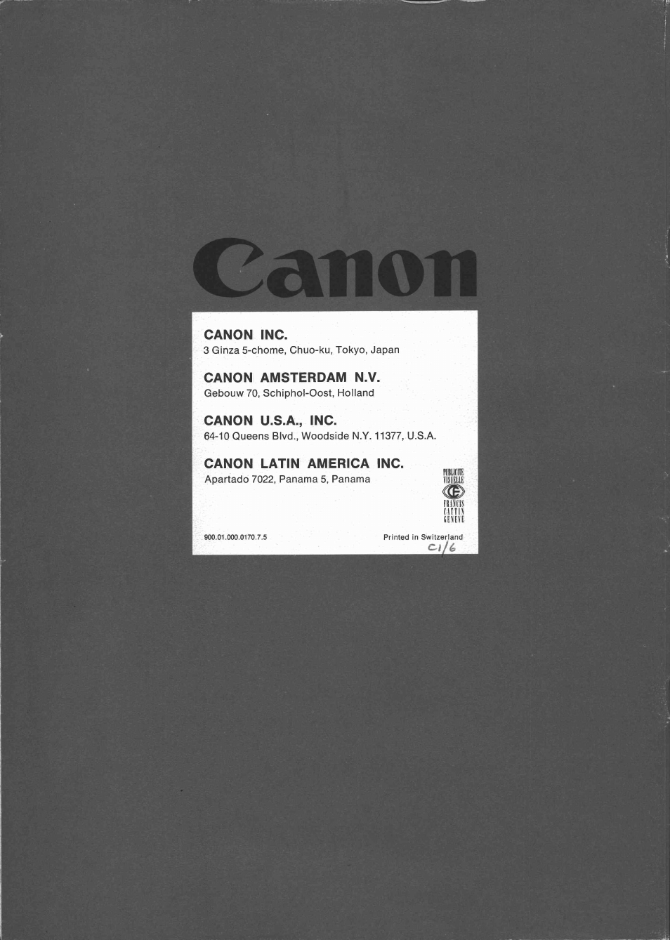 Canon 7S User Manual | Page 39 / 39