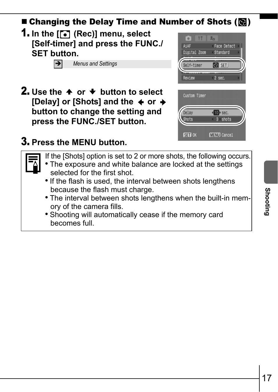 Option, P. 17) | Canon IXUS 900TI User Manual | Page 19 / 37