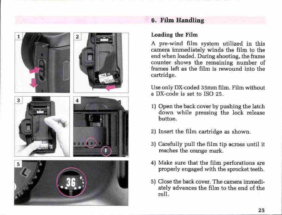 Battery load, Battery check | Canon EOS 850 User Manual | Page 12 / 81