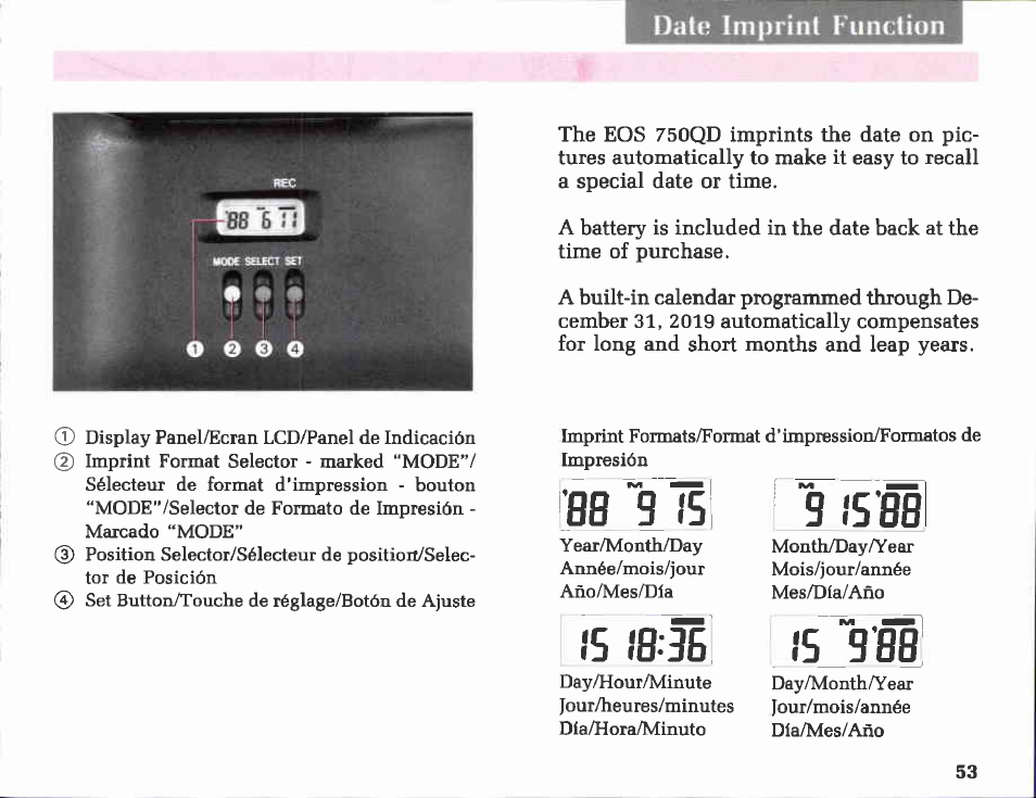 Taking pictures, Program shooting | Canon EOS 850 User Manual | Page 26 / 81