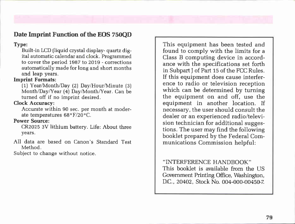 Canon EOS 850 User Manual | Page 41 / 81