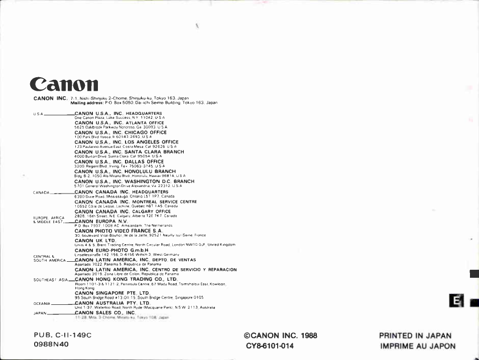 Self-timer function | Canon EOS 850 User Manual | Page 43 / 81
