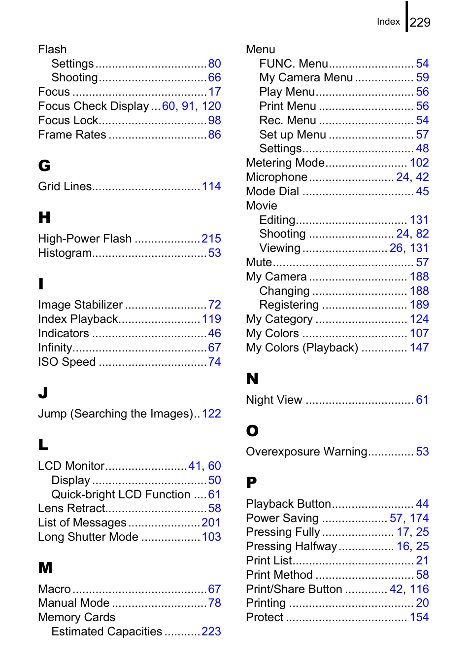 Canon 970 IS User Manual | Page 231 / 238