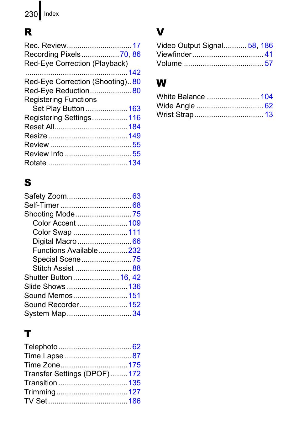 Canon 970 IS User Manual | Page 232 / 238