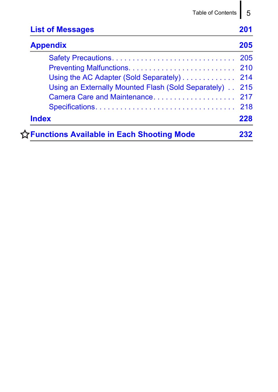 Canon 970 IS User Manual | Page 7 / 238