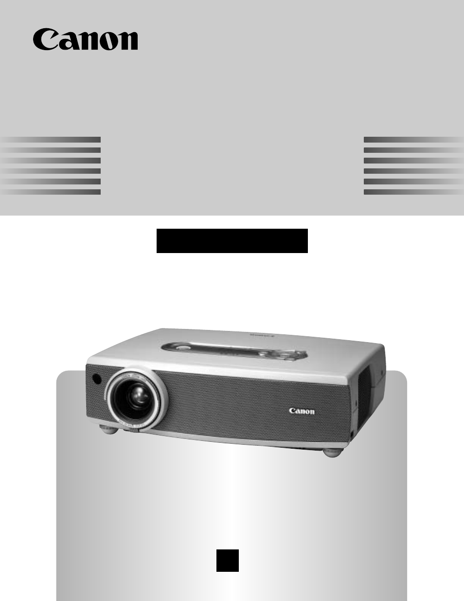 Canon LV-X4 User Manual | 64 pages