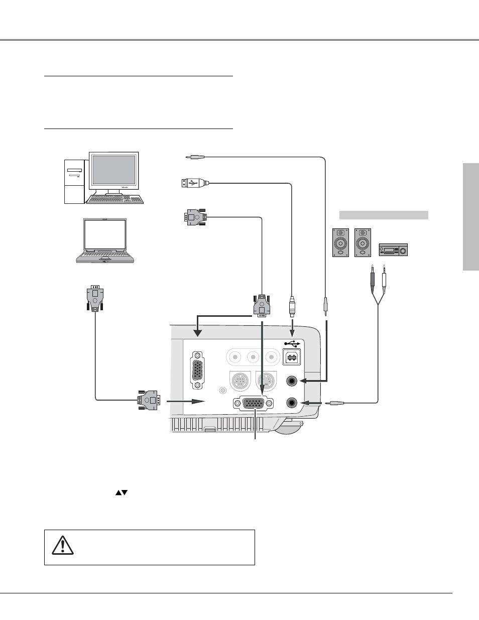 Connecting to a computer, Installation, Cables used for connection | Canon LV-X4 User Manual | Page 17 / 64